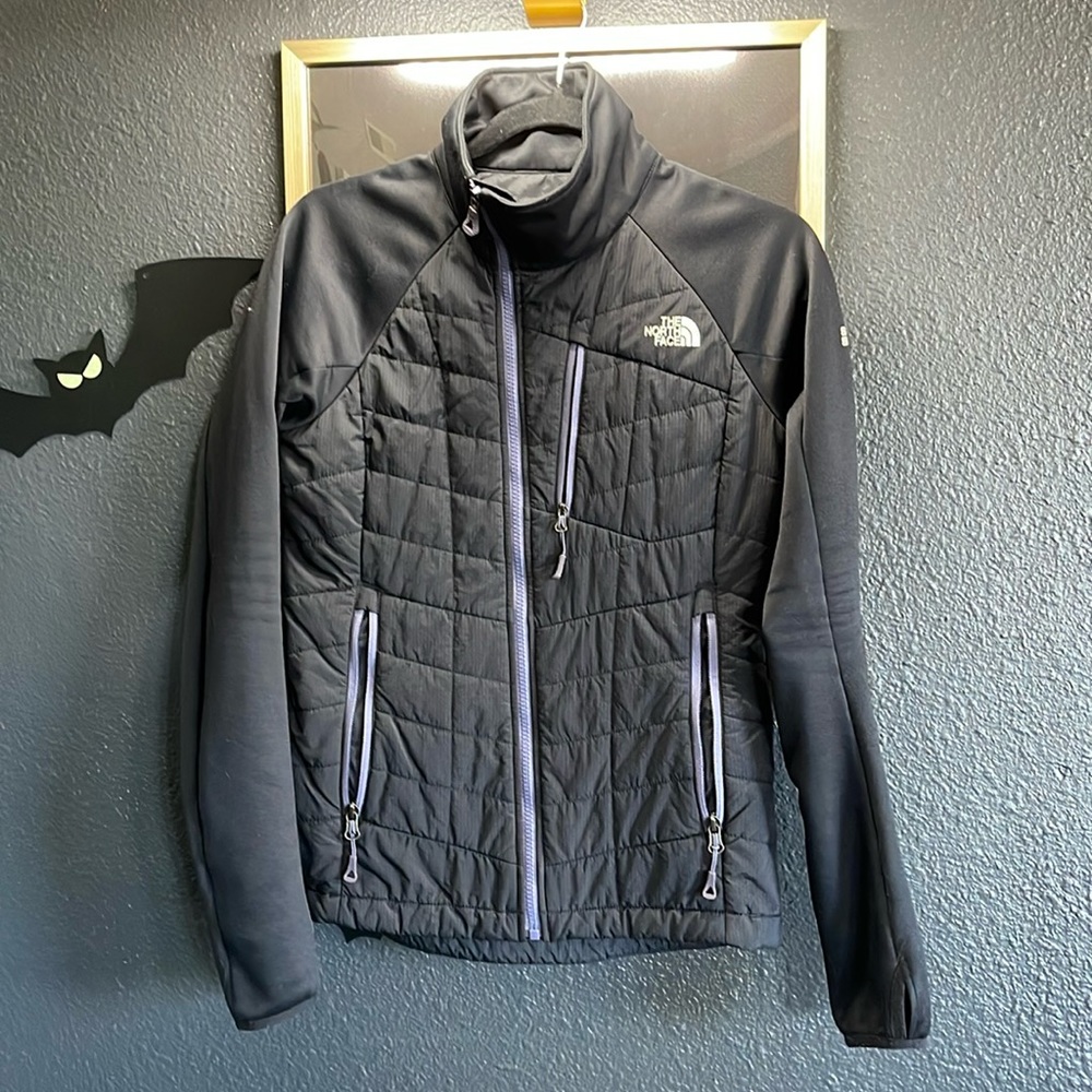 North Face Black Zip-Up Jacket